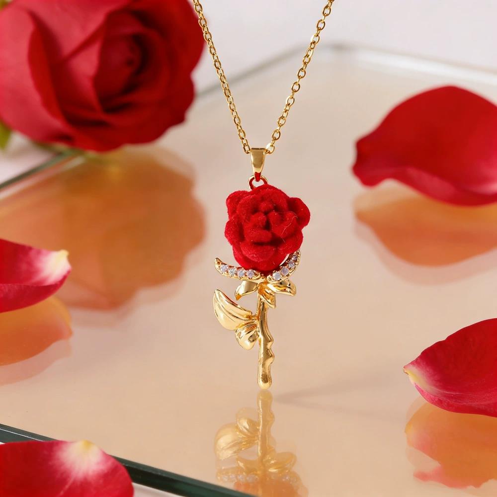 Birth Flower Necklace - Collana da Donna con Ciondolo a
