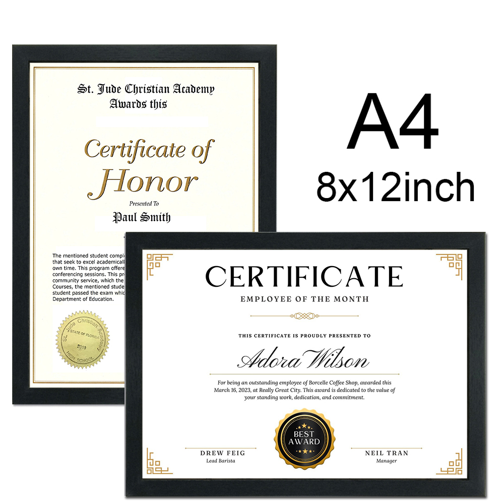 1/2/3 pezzi cornice in legno A - Engraved Wood Frame recensione e prezzo